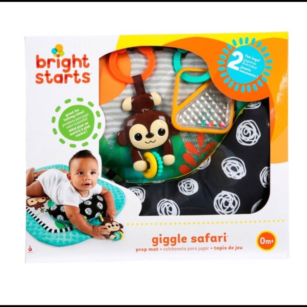 New Bright Starts giggle Safari play mat